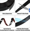 Самозалепваща лайсна протектор – 12мм х 15м - Avtozona