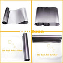 Сенник тип лента 20х150см Авто Фолио за Затъмняване на Стъкла Прозорци Черно-Сребрист Огледален Силвър - Avtozona