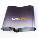 Сенник тип лента 20х150см Авто Фолио за Затъмняване на Стъкла Прозорци Черно-Сребрист Огледален Силвър - Avtozona