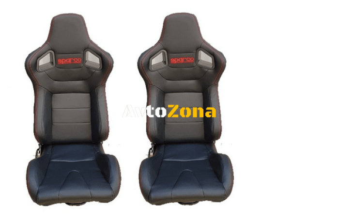 Спортни седалки - Кожа SPARCO -2бр к-т - 891341 - Avtozona