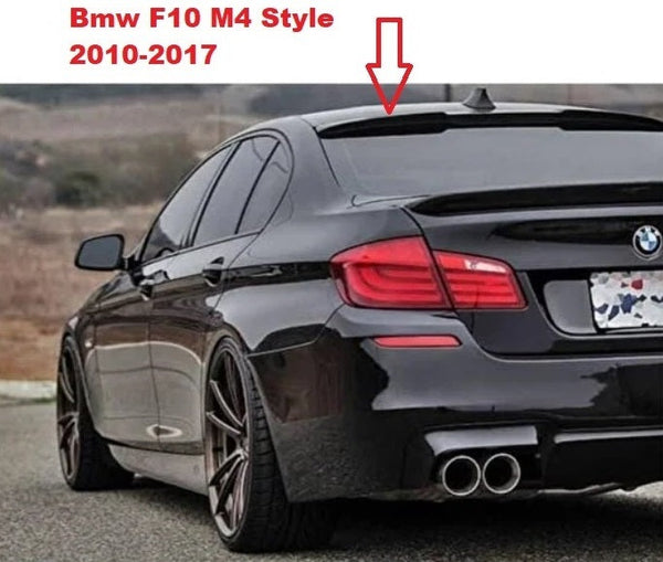 Спойлер за задно стъкло за BMW F10 №402 (Piano Black) - Avtozona