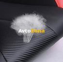 Спортни седалки тип Рекаро – Черни с червени акценти 2бр. в к-т - Avtozona