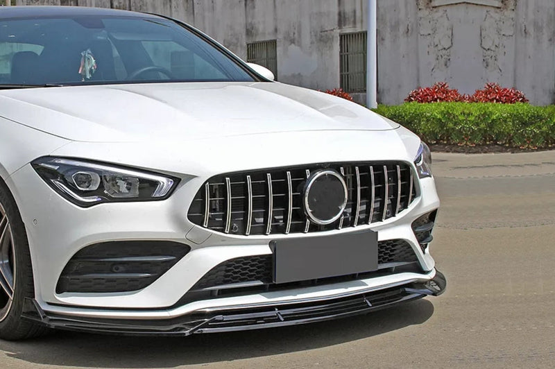 Спойлер за предна броня за Mercedes CLA X118 C118 Sport Line CLA35 (2019-2023) Piano Black - Avtozona