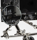 Стойка за запояване с лупа и щипки - Avtozona