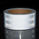 Светлоотразителна рефлекторна самозалепваща се лента фолио с висока фотометрична мощност 5 m x 5 cm бяло - Avtozona