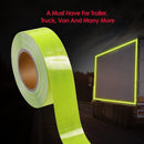 Светлоотразителна рефлекторна самозалепваща се лента фолио с висока фотометрична мощност 45,7 m x 5,5 cm зелена - Avtozona