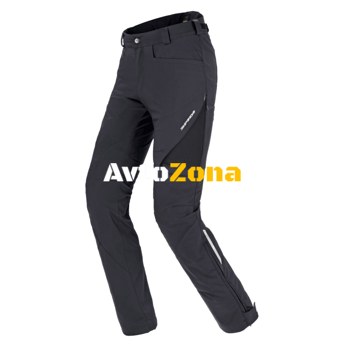 Текстилен мото панталон SPIDI STRETCH TEX EXTREME BLACK - Avtozona