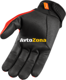 Текстилни мото ръкавици ICON ANTHEM 2 - RED - Avtozona