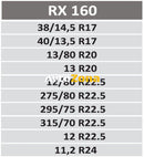 Текстилни вериги за сняг за камион и автобус Rescal - размер 160 - 2бр. - Avtozona