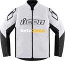 Текстилно мото яке ICON HOOLIGAN CE WHITE - Avtozona
