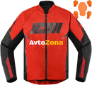 Текстилно мото яке ICON HOOLIGAN RED - Avtozona