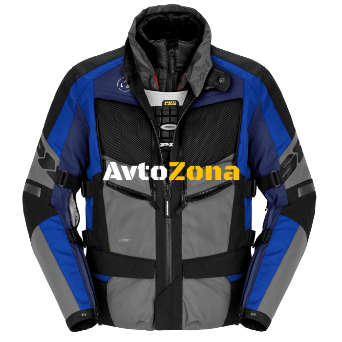 Текстилно мото яке SPIDI 4 SEASON EVO BLUE - Avtozona