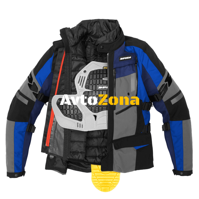 Текстилно мото яке SPIDI 4 SEASON EVO BLUE - Avtozona