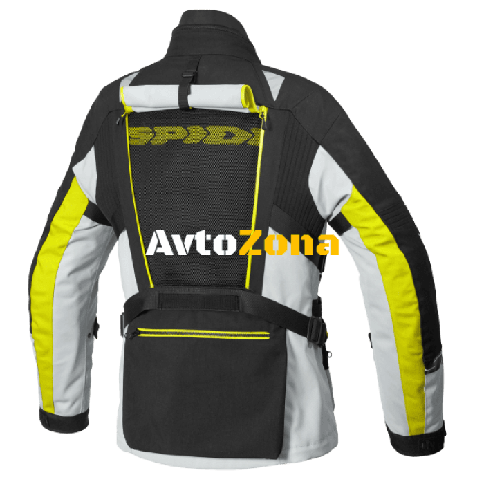 Текстилно мото яке SPIDI ALLROAD 3в1 YELLOW FLUO - Avtozona