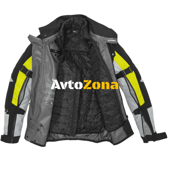 Текстилно мото яке SPIDI ALLROAD 3в1 YELLOW FLUO - Avtozona