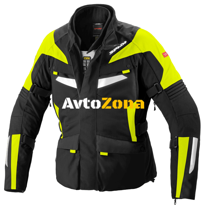 Текстилно мото яке SPIDI Alpentrophy H2Out Yellow fluo - Avtozona