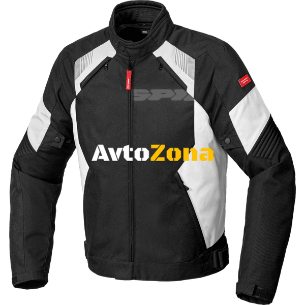 Текстилно мото яке SPIDI FLASH EVO Black/White - Avtozona