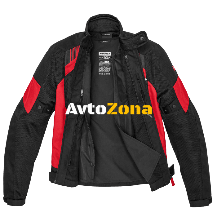 Текстилно мото яке SPIDI FLASH EVO NET WIND Red - Avtozona