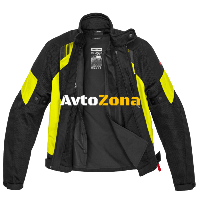 Текстилно мото яке SPIDI FLASH EVO NET WIND Yellow fluo - Avtozona