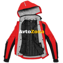 Текстилно мото яке SPIDI Hoodie Armor H2Out Red - Avtozona