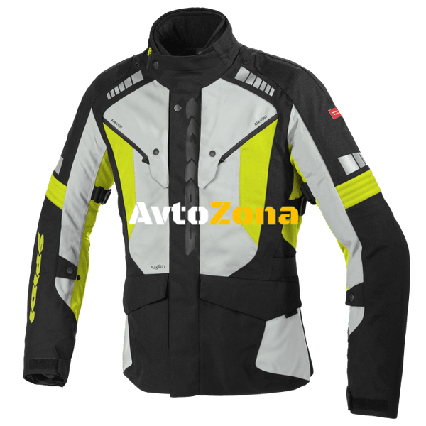 Текстилно мото яке SPIDI Outlander H2Out Yellow fluo - Avtozona