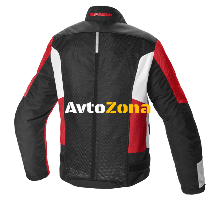 Текстилно мото яке SPIDI SOLAR NET SPORT BLACK/RED - Avtozona