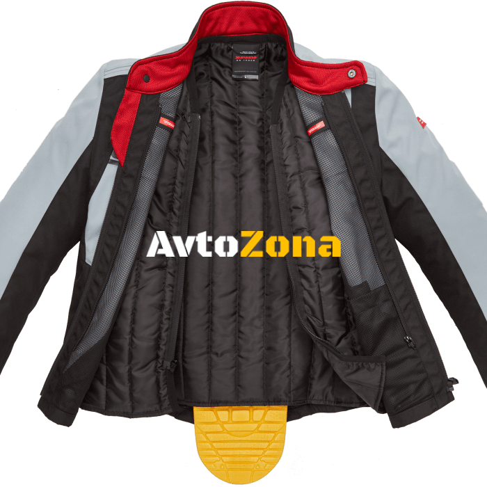 Текстилно мото яке SPIDI SOLAR TEX Grey/Black - Avtozona