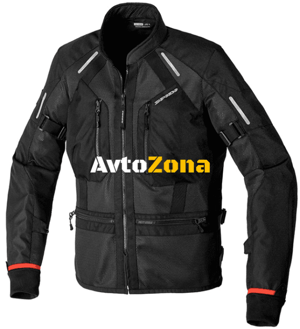 Текстилно мото яке SPIDI TECH ARMOR Black - Avtozona