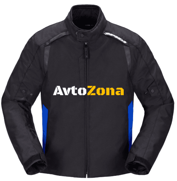 Текстилно мото яке SPIDI TEK H2OUT Black/Blue - Avtozona