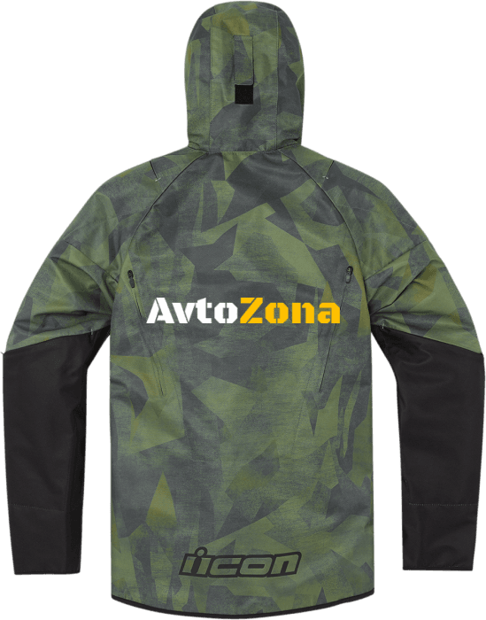 Текстилно мото яке ICON AIRFORM BATTLESCAR - GREEN - Avtozona