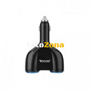 Разклонител с 2 USB порта и 2 гнезда за запалка - Avtozona