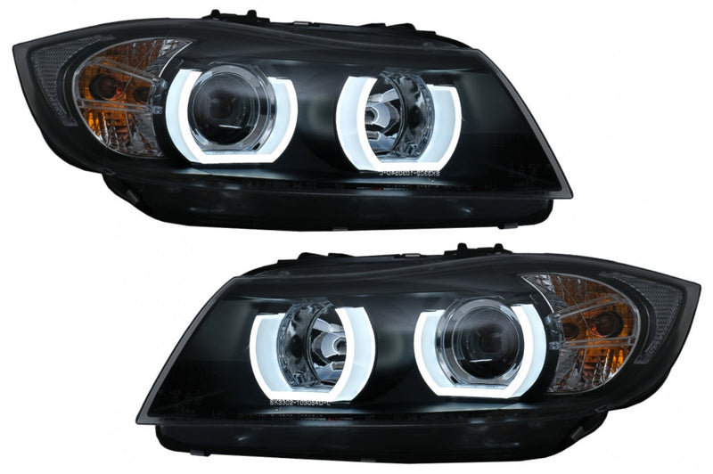 Тунинг U-LED 3D Xenon Фарове за BMW 3 Series E90 Limousine E91 Touring (03.2005-08.2008) - Avtozona