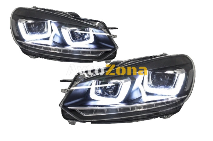 Тунинг Фарове и Стопове за VW Golf 6 VI (2008-2013) с LED DRL - Avtozona