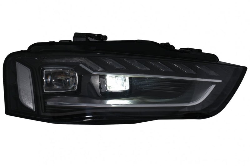 Тунинг Full LED Фарове за Audi A4 B8.5 Facelift (2012-2015) Dynamic Sequential Turning Light - Avtozona