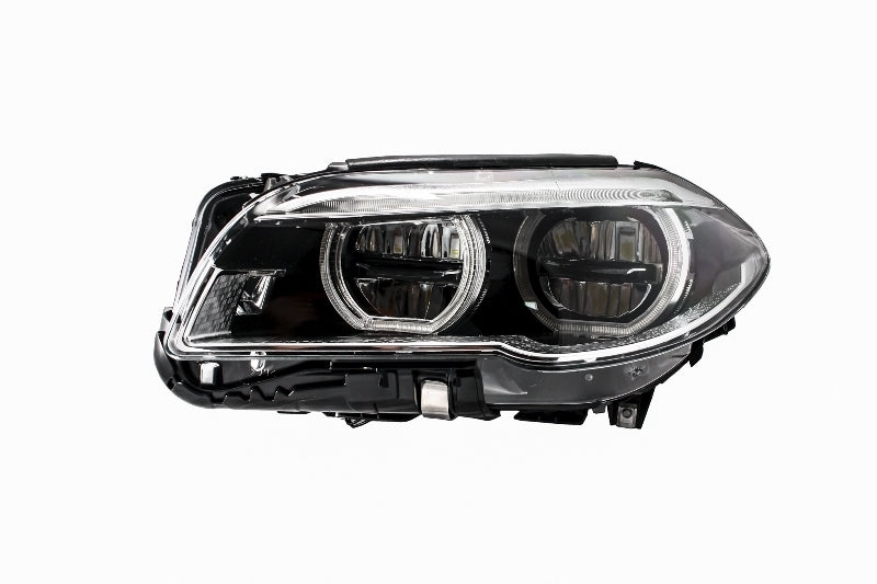 Тунинг Full LED Angel Eyes Фарове за BMW 5 Series F10 F11 LCI (2014-2017) - Avtozona