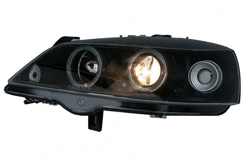 Тунинг Angel Eyes Black Фарове за Opel Astra G (09.1997-02.2004) - Avtozona