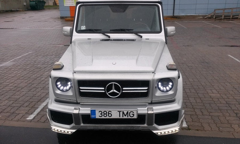 Тунинг Bi-Xenon Design Black Фарове за Mercedes G-Class W463 (1989-2012) - Avtozona