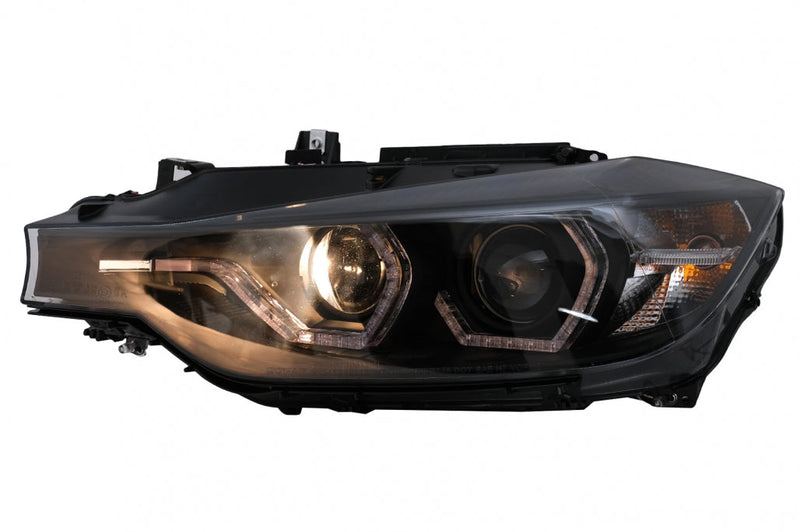 Тунинг LED Angel Eyes Фарове за BMW 3 Series F30 F31 LCI Sedan Touring (2015-2019) - Avtozona