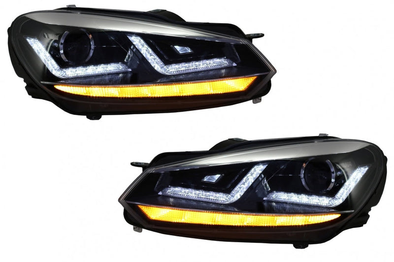 Тунинг Osram Xenon Фарове за VW Golf 6 VI (2008-2012) Chrome LED - Avtozona