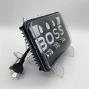 Универсалeн 5 инча ЛЕД LED фар лампа халоген 12V-24V къси/дълги с DRL дневни светлини мигач бяло-жълто 4800 lm за АТВ джип камион трактор