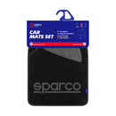 Универсални мокетни стелки Sparco SPC1902A черно-сиви 4 части - Avtozona
