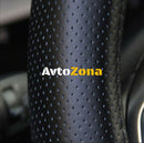 Универсален перфориран калъф за волан от еко кожа – подходящ за автомобил бус джип или SUV - Avtozona