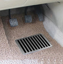 Универсална алуминиева стелка подложка под педалите 23.5 x 16 cm - Avtozona