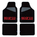 Универсални мокетни стелки Sparco SPC1903A черно-червени 4 части - Avtozona