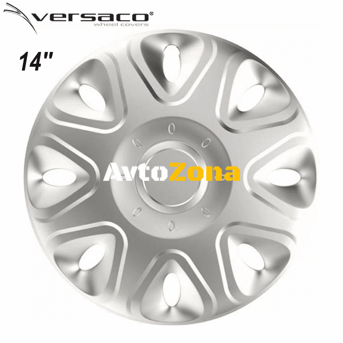 14’’ Тасове за джанти Versaco Power Silver - 4бр. в к-т - Avtozona