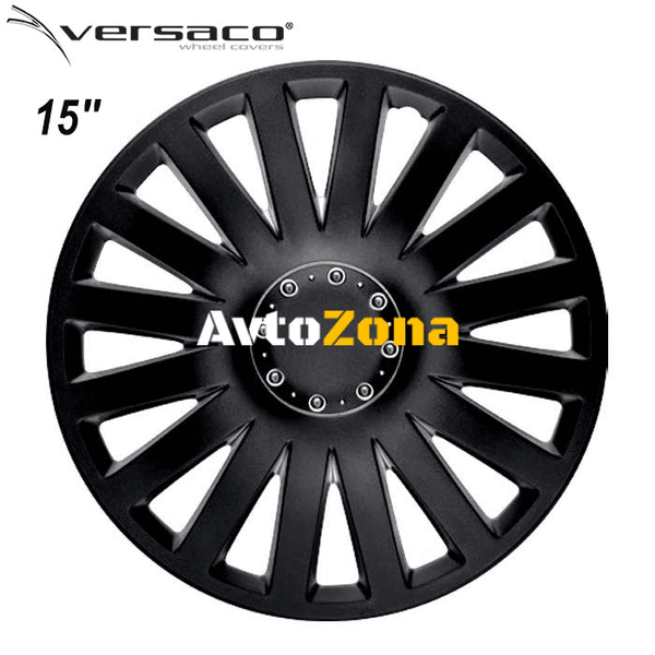 15’’ Тасове за джанти Versaco Smart - Black - 4бр. в к-т - Avtozona