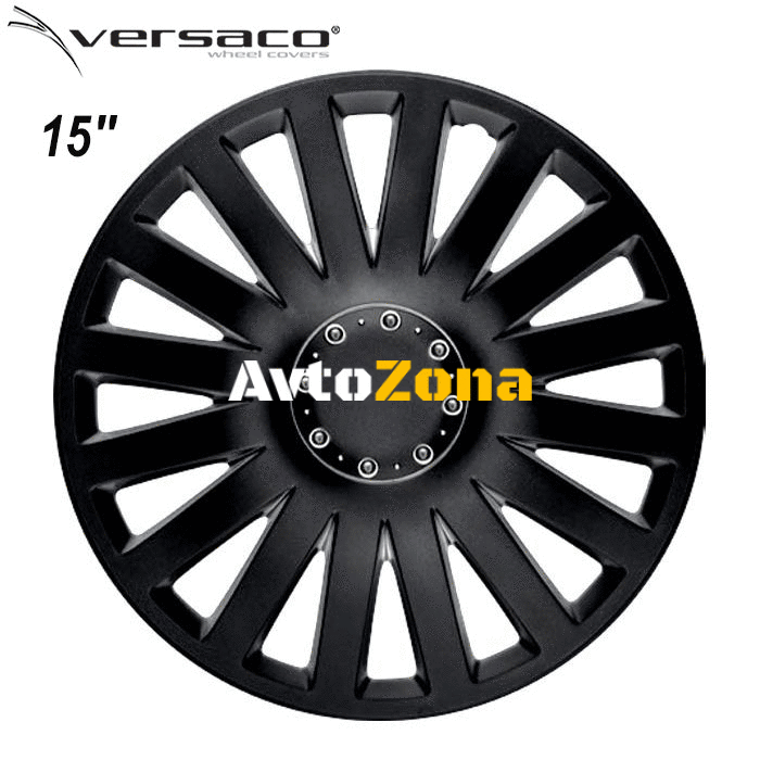 15’’ Тасове за джанти Versaco Smart - Black - 4бр. в к-т - Avtozona