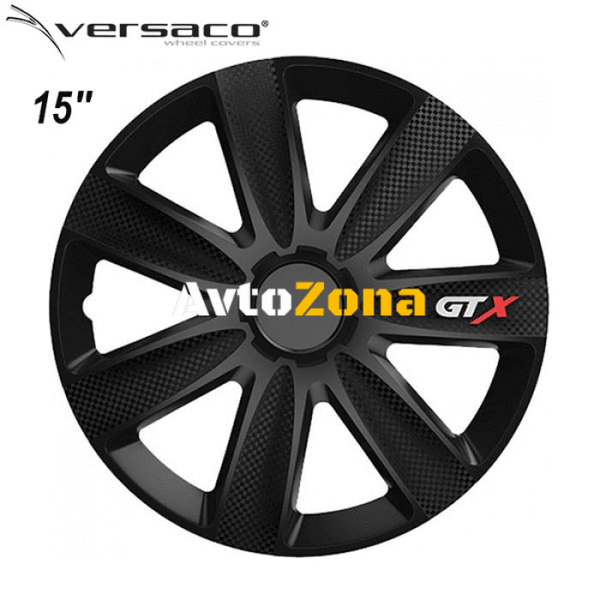 15’’ Тасове за джанти Versaco Carbon GTX - Black - 4бр. в к-т - Avtozona