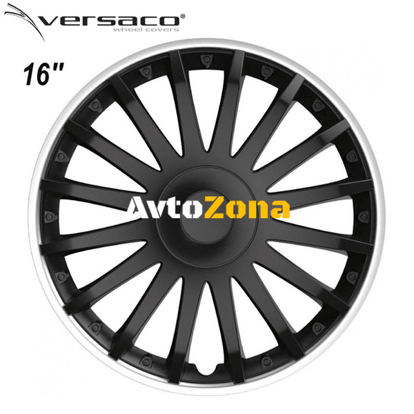 16’’ Тасове за джанти Versaco Crystal SO Black - 4бр. в к-т - Avtozona