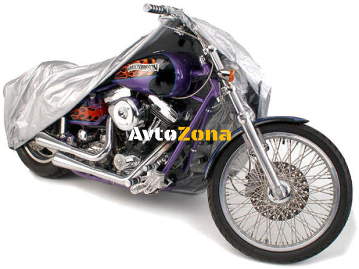 Водоустойчиво Покривало за велосипед скутер мотор L 205 x 125см сиво - Avtozona
